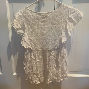 White lace top